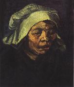 Head of a Peasant Woman with White Cap (nn04) Vincent Van Gogh